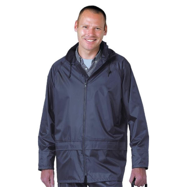 Click for a bigger picture.Navy RAIN JACKET only  (L)
