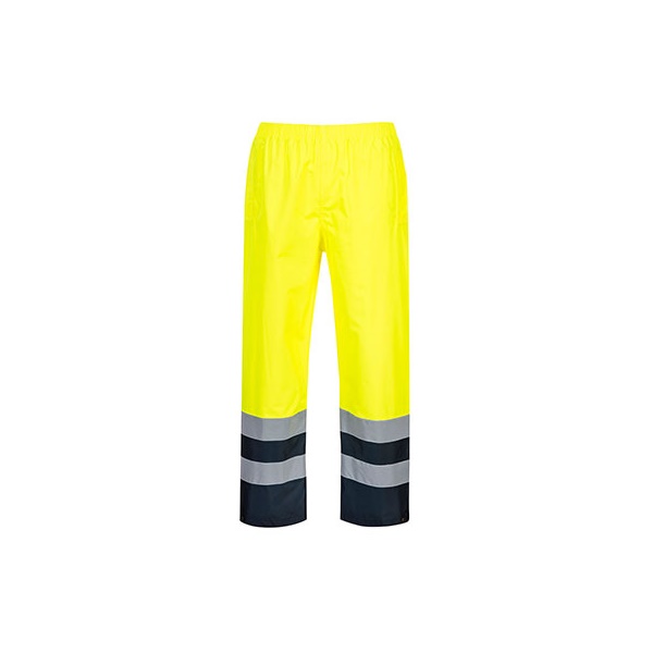 Click for a bigger picture.Yellow/Navy Hi-Viz TROUSERS large