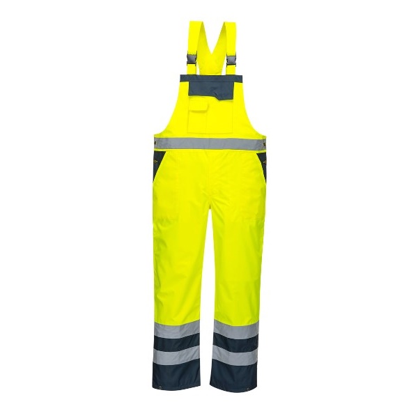 Click for a bigger picture.Yellow/Navy Contrast BIB & BRACE  small