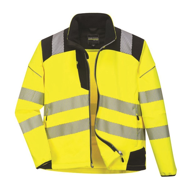 Click for a bigger picture.Yellow Vision  SOFTSHELL Jacket  large