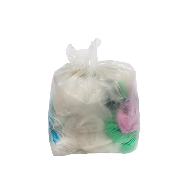 Click for a bigger picture.90lt Heavy Duty CLEAR sack 18x29x38