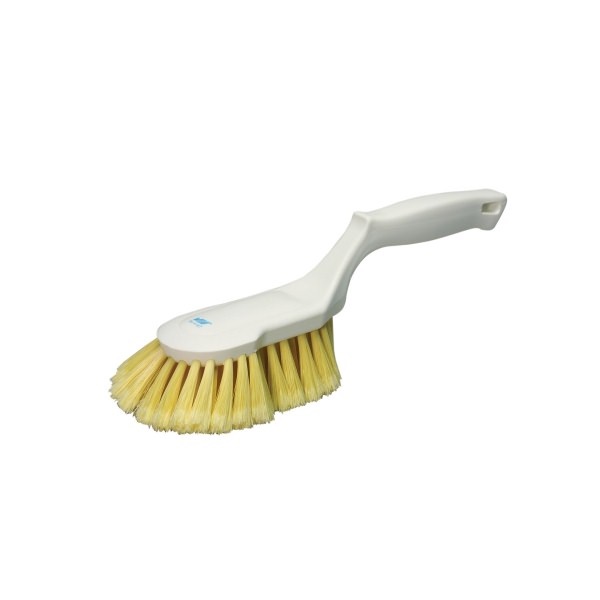 Click for a bigger picture.Ergonomic Soft HAND BRUSH yellow