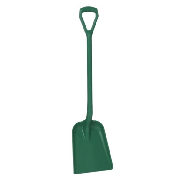 Click for a bigger picture.Vikan 1040mm D-GRIP 1-piece SHOVEL red