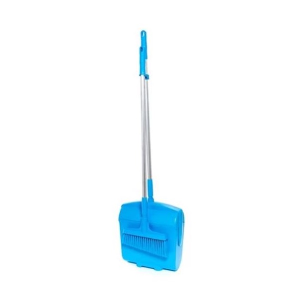 Click for a bigger picture.Blue Heavy Duty Lobby TRASH PAN SET