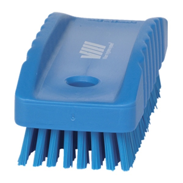 Click for a bigger picture.Vikan 118mm NAIL BRUSH blue