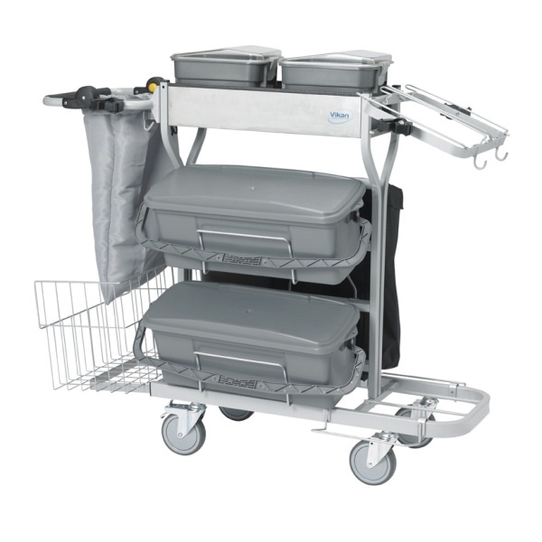 Click for a bigger picture.Vikan Compact Plus 40 CLEANING TROLLEY