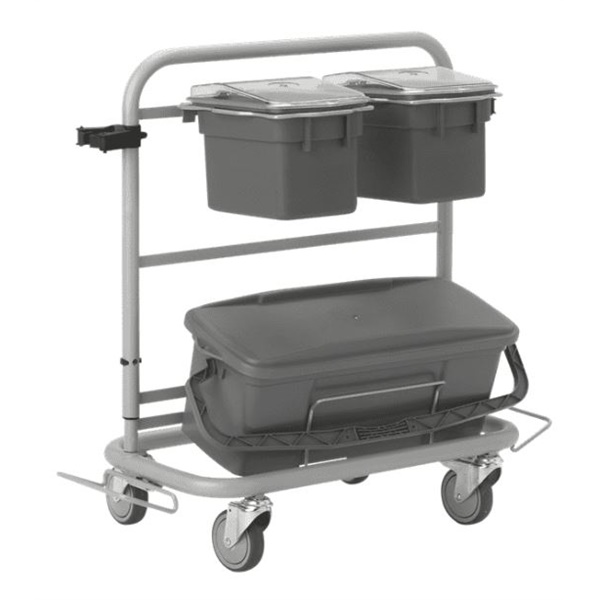 Click for a bigger picture.Vikan Slimliner CLEANING TROLLEY
