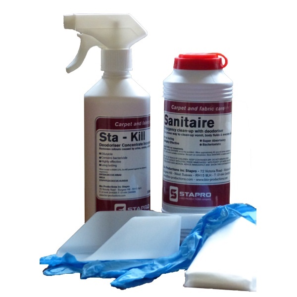Click for a bigger picture.Sanitair CLEAN UP KIT