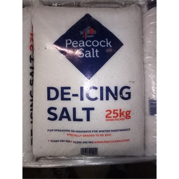 Click for a bigger picture.White De-Icing SALT 25kg