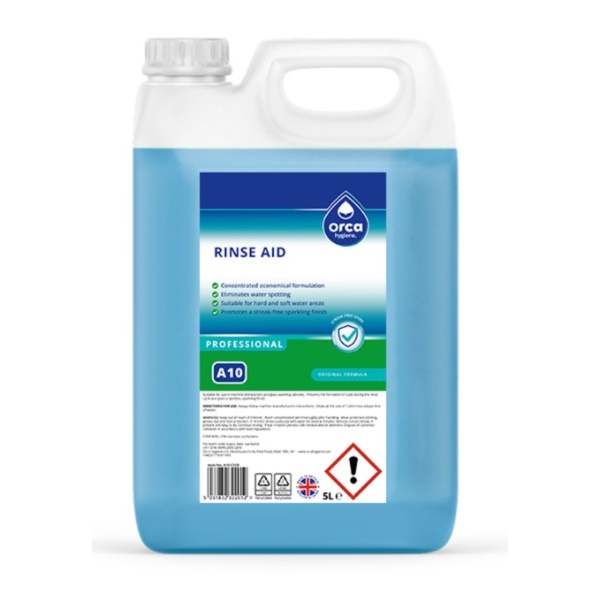 Click for a bigger picture.Rinse Aid 4 x 5ltr