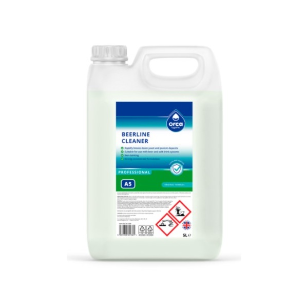 Click for a bigger picture.Orca Beerline Cleaner 4 x 5lt