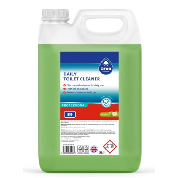 Click for a bigger picture.Daily Toilet Cleaner 4 x 5ltr