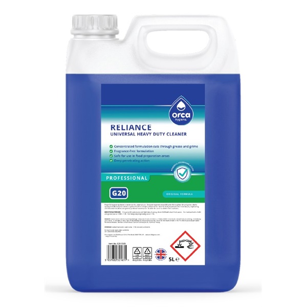 Click for a bigger picture.Reliance Universal HD Cleaner 2 x 5lt