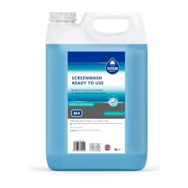 Click for a bigger picture.Professional Screenwash ready to Use4x5lt