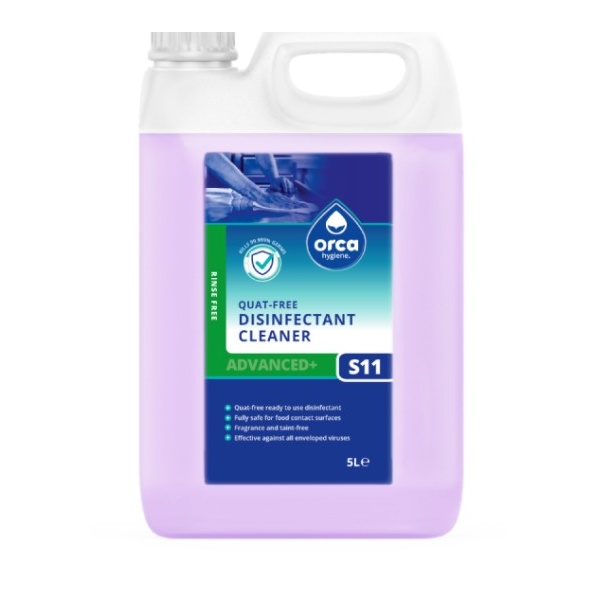 Click for a bigger picture.Quat-free Disinfectant Cleaner RTU 2x 5ltr