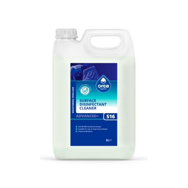 Click for a bigger picture.Advanced+ Surface Disifectant Cleaner 5ltr