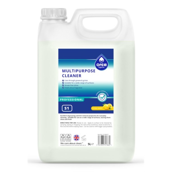Click for a bigger picture.Orca Multipurpose Cleaner 2x5ltr