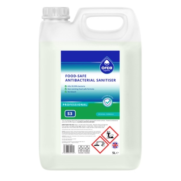 Click for a bigger picture.Food Safe Antibacterial Cleaner 4 x 5ltr