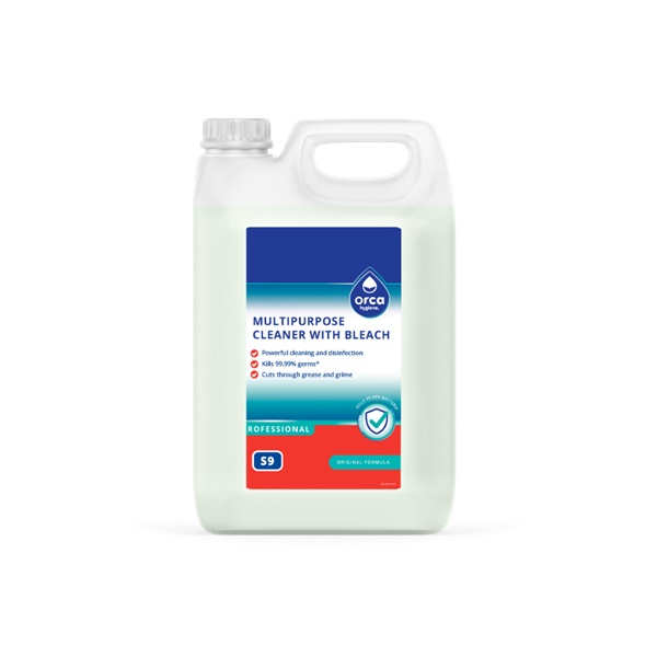 Click for a bigger picture.Orca Multipurpose Cleaner + Bleach 2 x5ltr