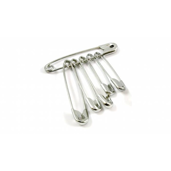 Click for a bigger picture.Safety Pins (x6)