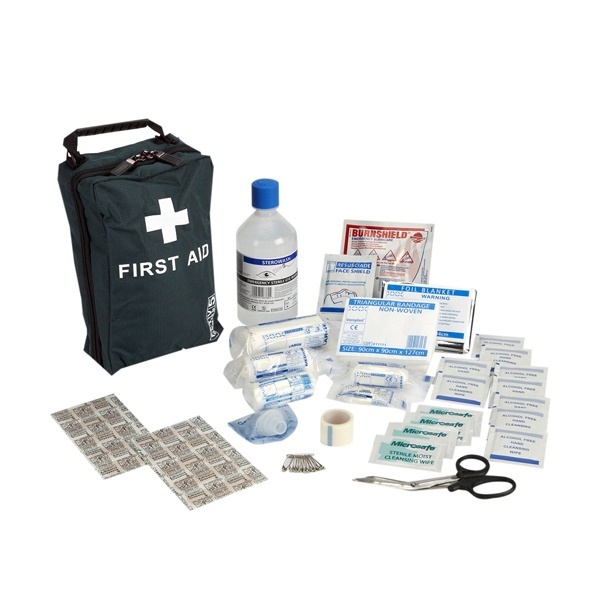 Click for a bigger picture.Travel Box BS-8599 Workplace First Aid Kit