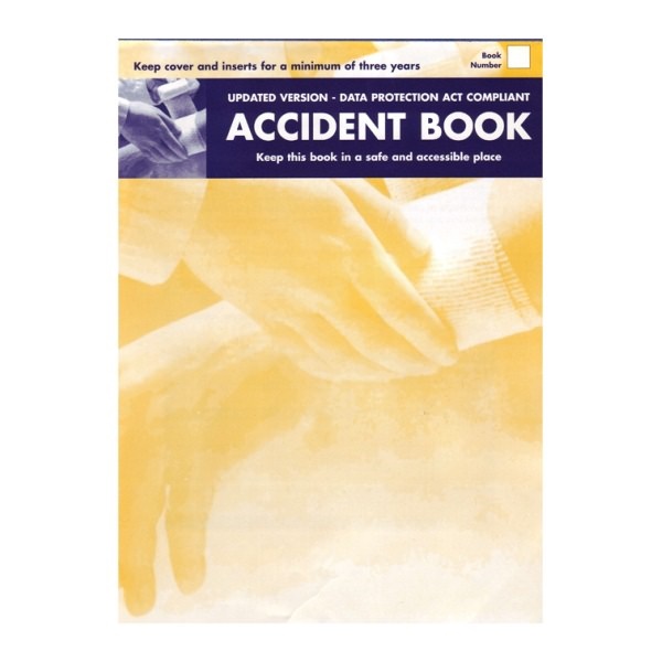 Click for a bigger picture.Accident Book