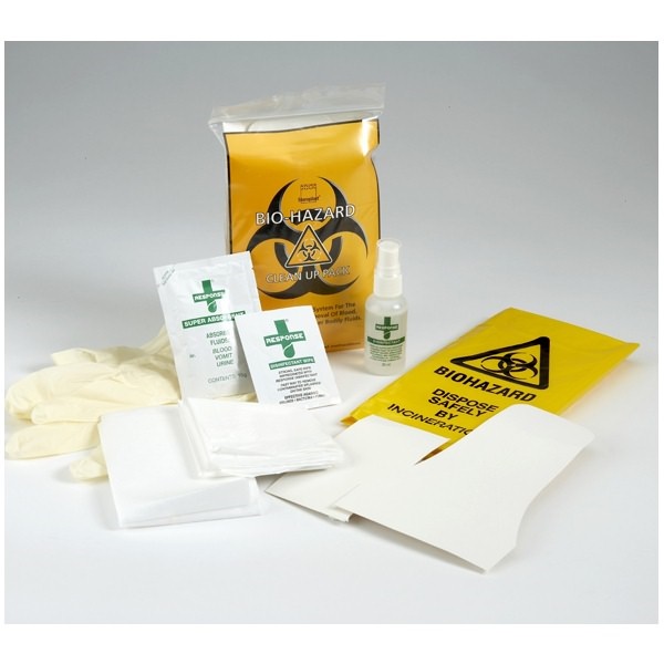 Click for a bigger picture.Bio-Hazard Clean-Up Pack refill