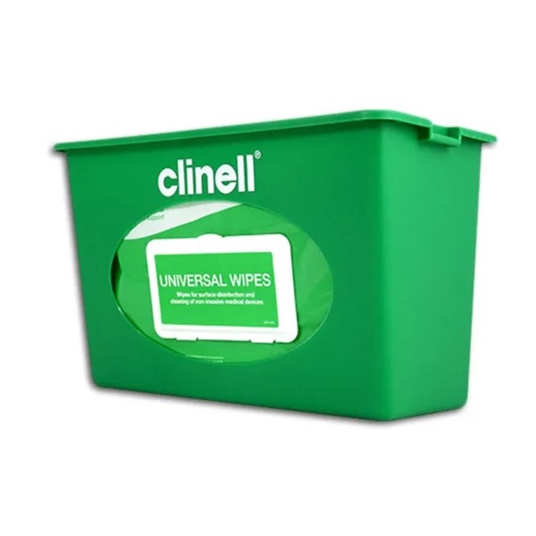 Click for a bigger picture.Clinell Wall Mounted Hand Wipe Dispensers