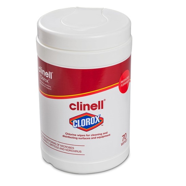 Click for a bigger picture.Clinell Clorox Tub (5200ppm chlorine)