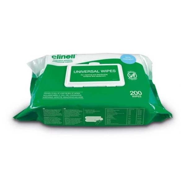 Click for a bigger picture.Clinell Universal Wipes - 40 wipes