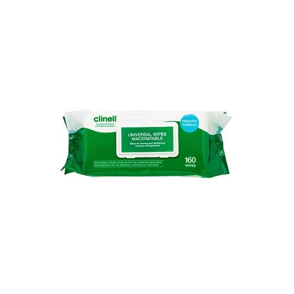 Click for a bigger picture.Clinell Universal Maceratable Wipes