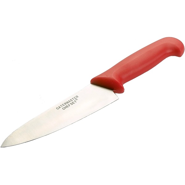 Click for a bigger picture.Red 6.25 Cook's Knife