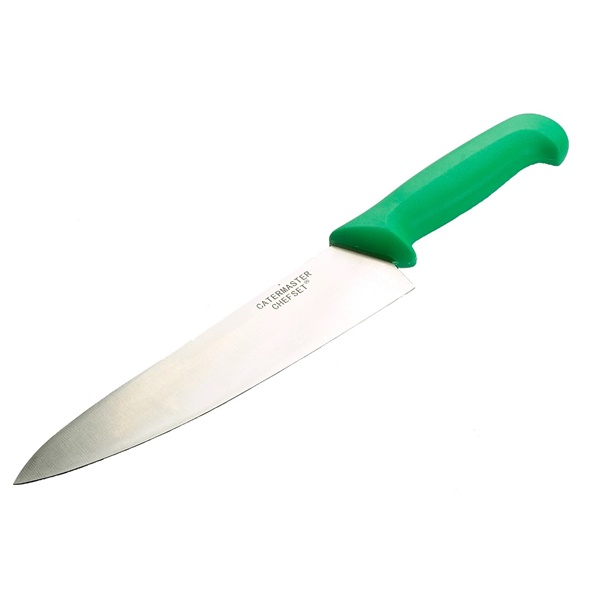 Click for a bigger picture.Green 8.5 Cook's Knife