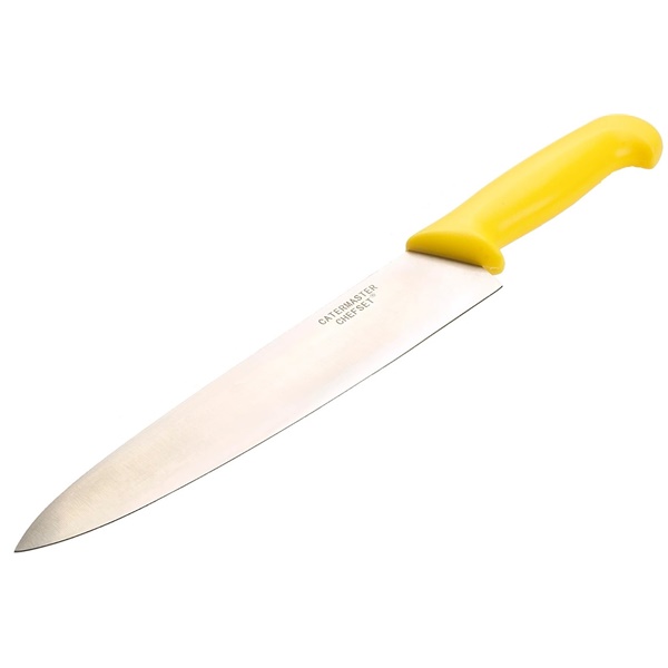 Click for a bigger picture.Yellow 10 Cook's Knife