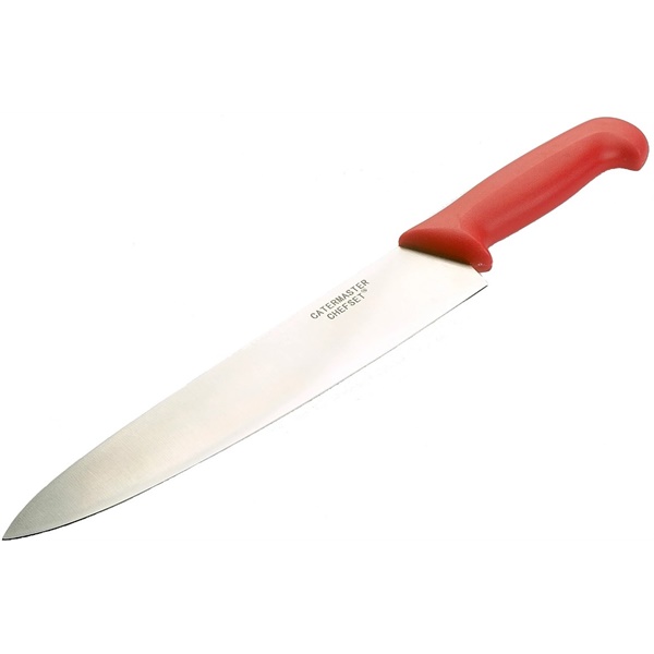 Click for a bigger picture.Red 10 Cook's Knife