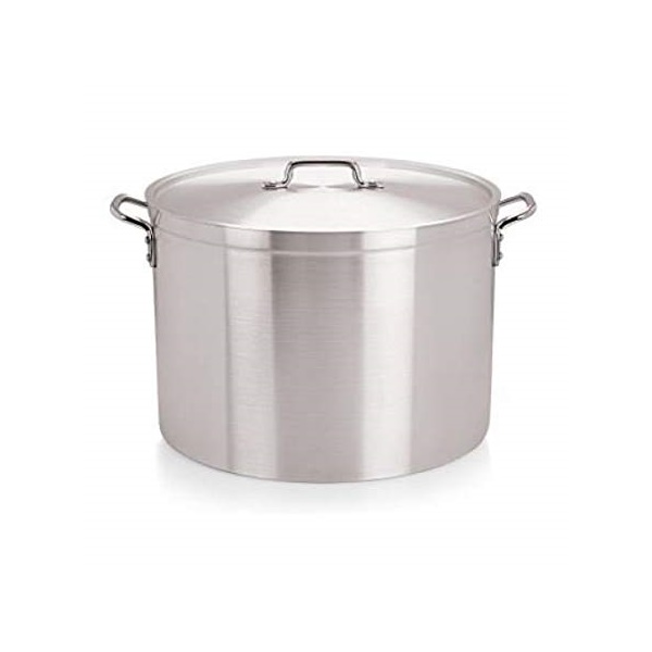 Click for a bigger picture.Boiling Pot with Lid - Medium Duty Alumini