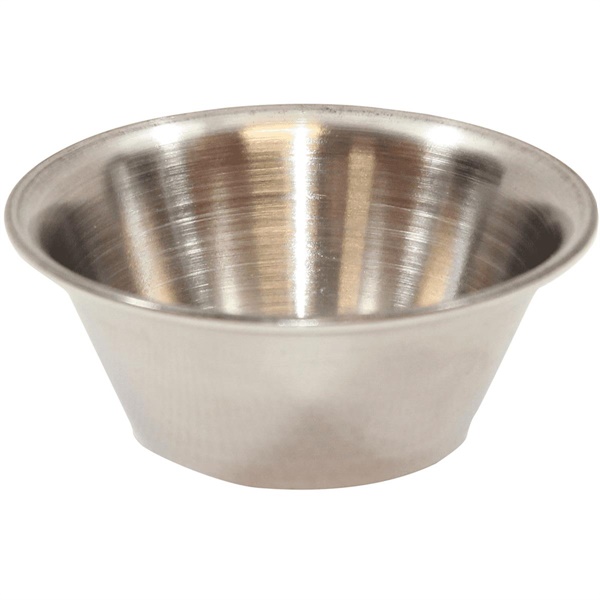 Click for a bigger picture.Flared Sauce Cup – Stainless Steel (2 oz)