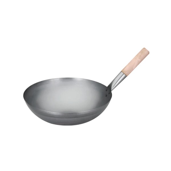 Click for a bigger picture.Carbon Steel Chinese Style Wok