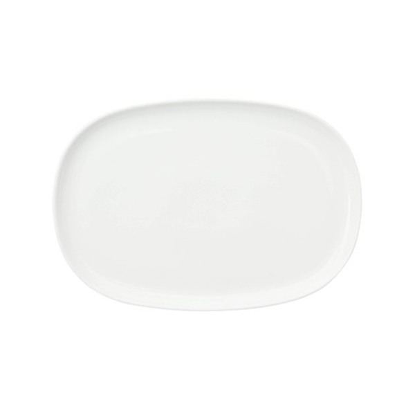 Click for a bigger picture.White Platter Large 33x23cm 13x9
