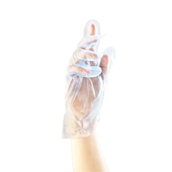 Click for a bigger picture.Clear Soft PE Polythene Gloves