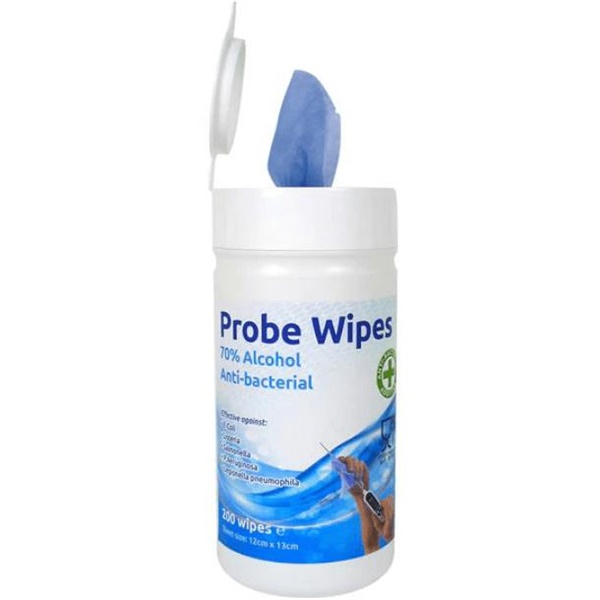 Click for a bigger picture.Food Probe Wipes Tub