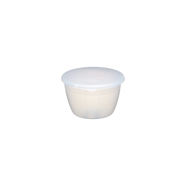Click for a bigger picture.Pudding Basin & Lid Plastic (1/4 Pint (150