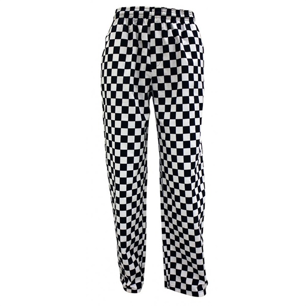Click for a bigger picture.Checkerboard Baggy Trousers