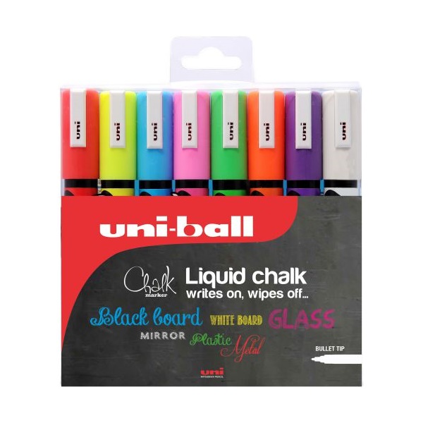 Click for a bigger picture.uni-ball Chalk Marker Bullet Tip Medium As