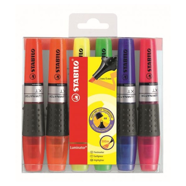 Click for a bigger picture.STABILO LUMINATOR Highlighter Chisel Tip 2