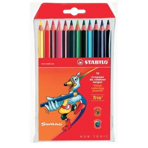 Click for a bigger picture.STABILO Trio Thick Colouring Pencil Assort