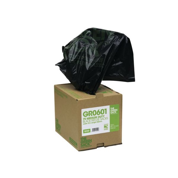 Click for a bigger picture.The Green Sack Medium Duty Refuse Sack Cub