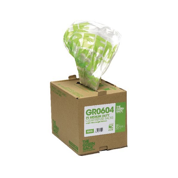 Click for a bigger picture.The Green Sack Medium Duty Refuse Sack Cub