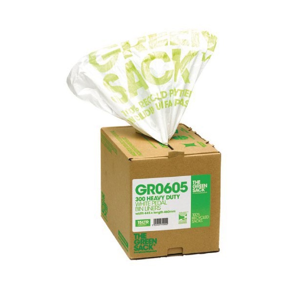 Click for a bigger picture.The Green Sack Heavy Duty Pedal Bin Liner
