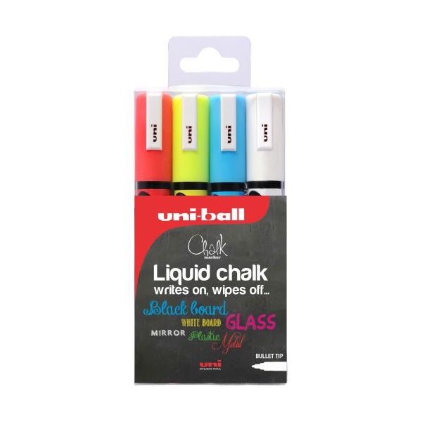 Click for a bigger picture.uni-ball Chalk Marker Bullet Tip Medium As